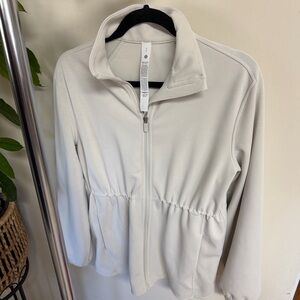 Lululemon Athletica Cream Utility Jacket